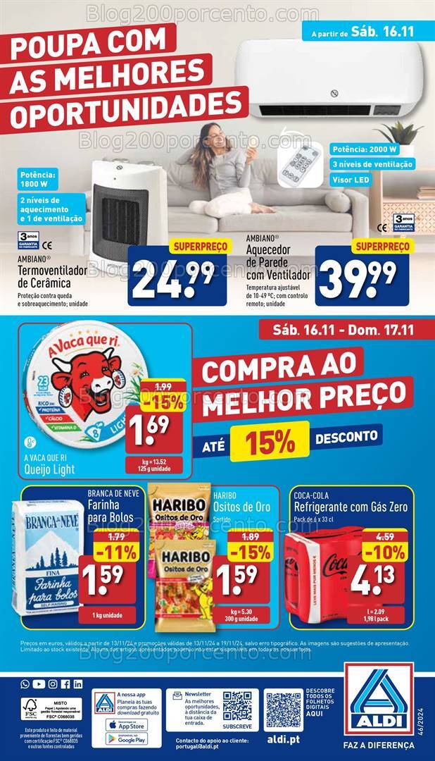 Antevisão Folheto ALDI Promoções 13 a 19 novembro