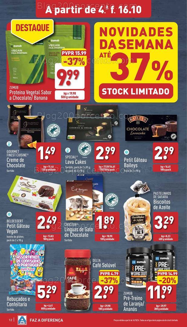 Antevisão Folheto ALDI Promoções de 16 a 22 outubro