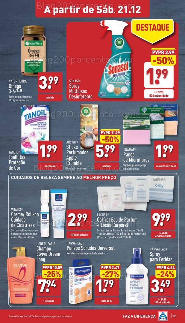 Antevisão Folheto ALDI Promoções de 18 a 24 dezembro