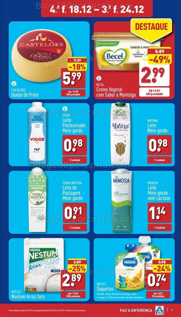 Antevisão Folheto ALDI Promoções de 18 a 24 dezembro