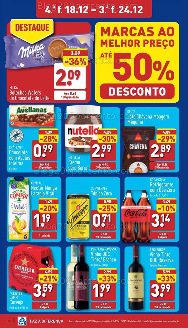 Antevisão Folheto ALDI Promoções de 18 a 24 dezembro