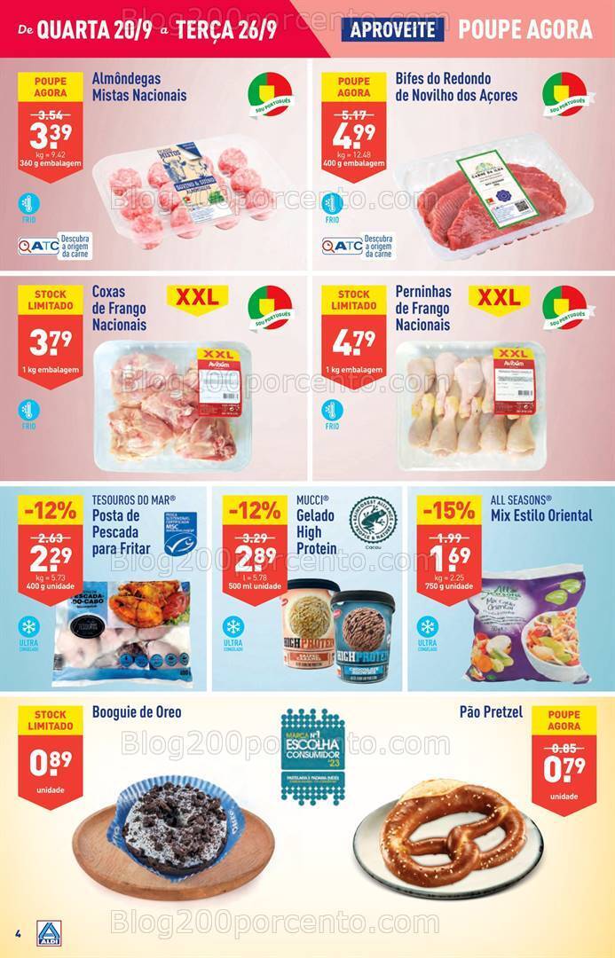 Antevisão Folheto ALDI Promoções de 20 a 26 setembro