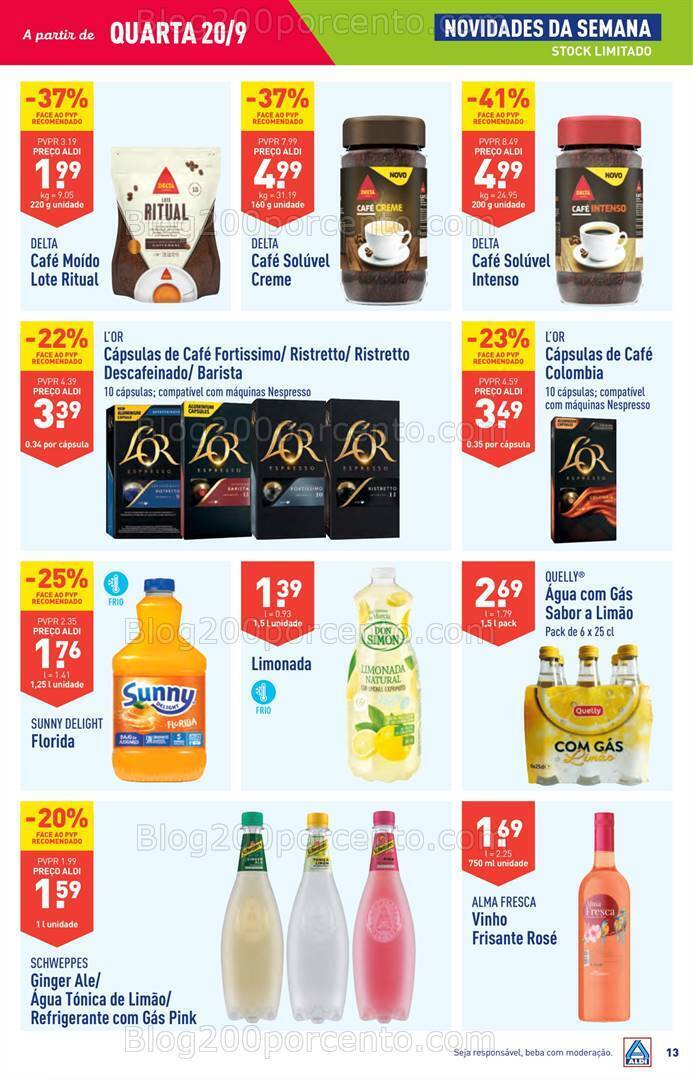 Antevisão Folheto ALDI Promoções de 20 a 26 setembro