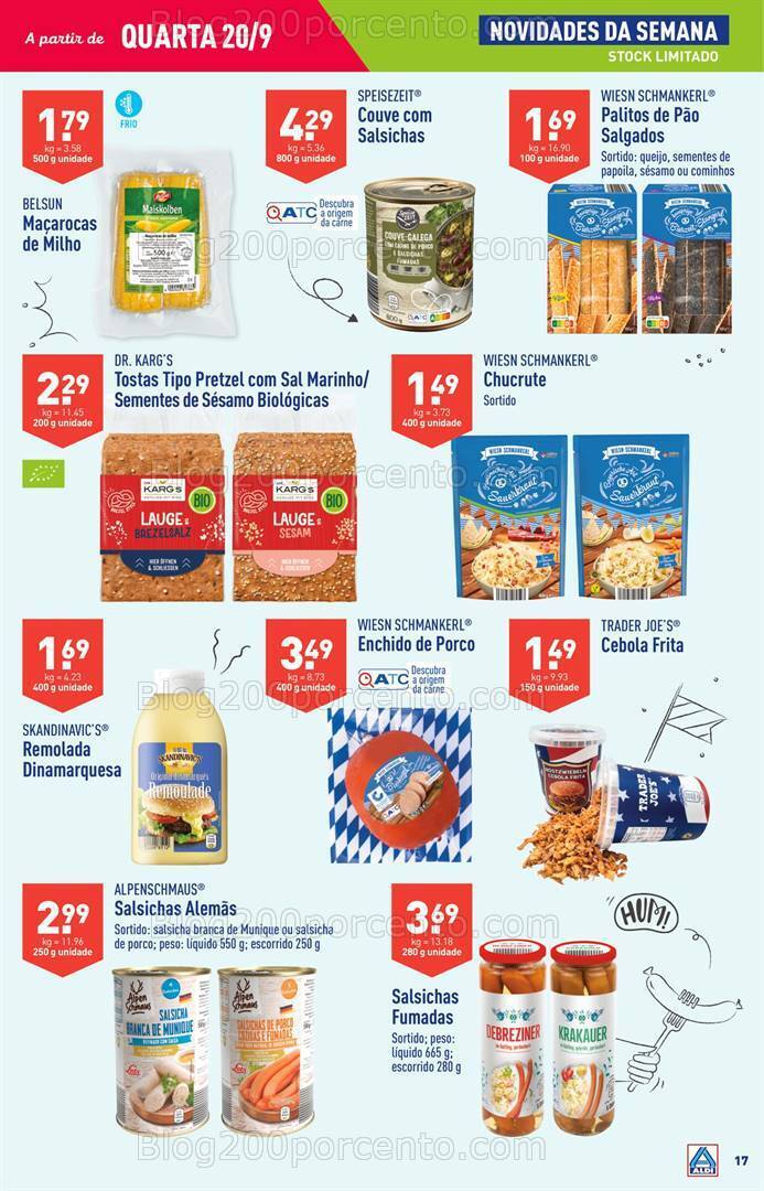 Antevisão Folheto ALDI Promoções de 20 a 26 setembro