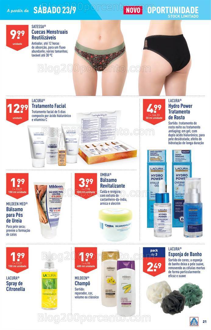 Antevisão Folheto ALDI Promoções de 20 a 26 setembro