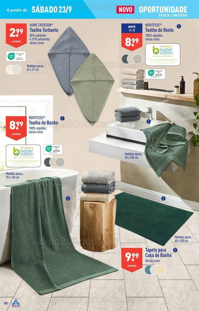 Antevisão Folheto ALDI Promoções de 20 a 26 setembro