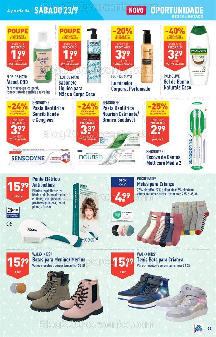 Antevisão Folheto ALDI Promoções de 20 a 26 setembro
