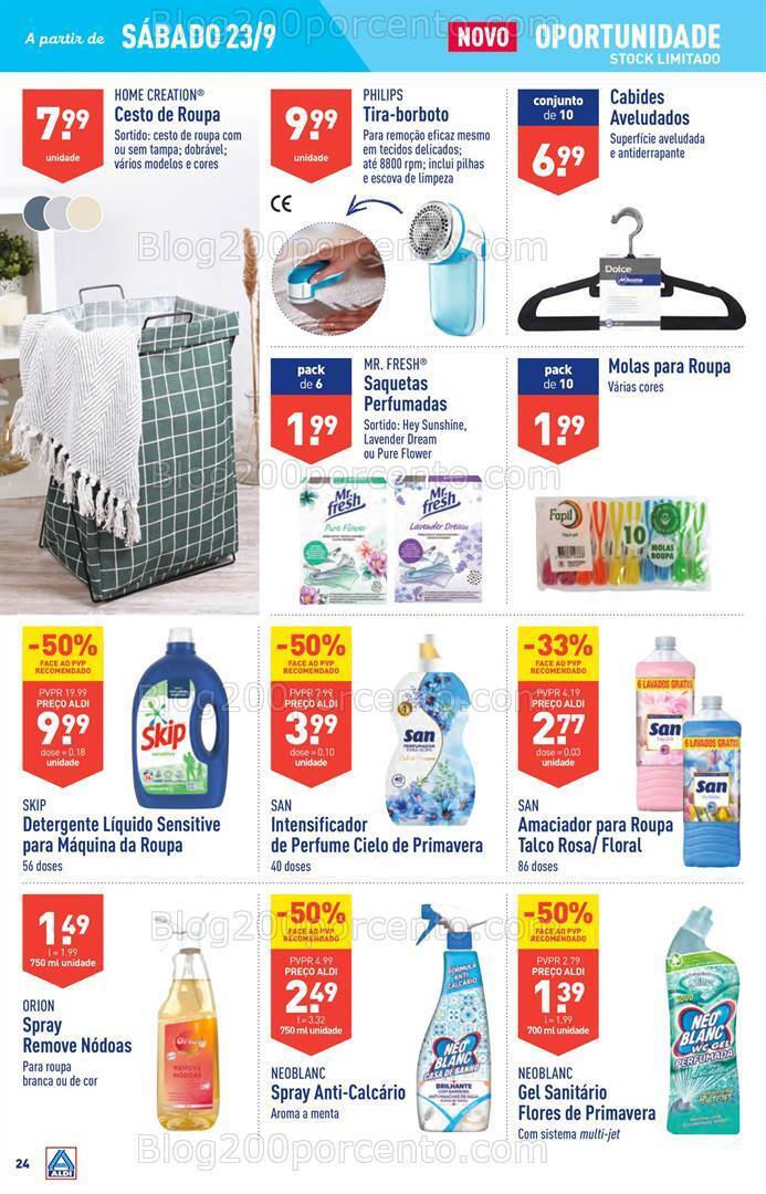 Antevisão Folheto ALDI Promoções de 20 a 26 setembro