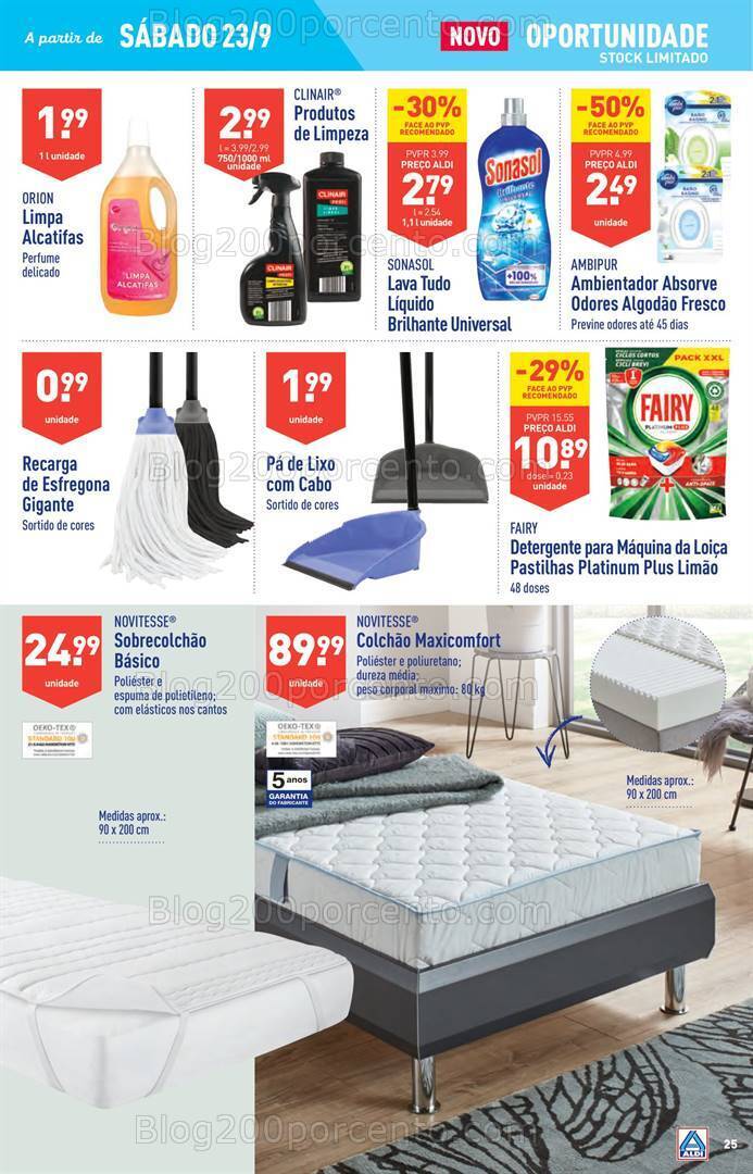 Antevisão Folheto ALDI Promoções de 20 a 26 setembro