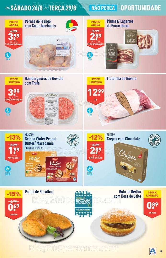 Antevisão Folheto ALDI Promoções de 23 a 29 agosto