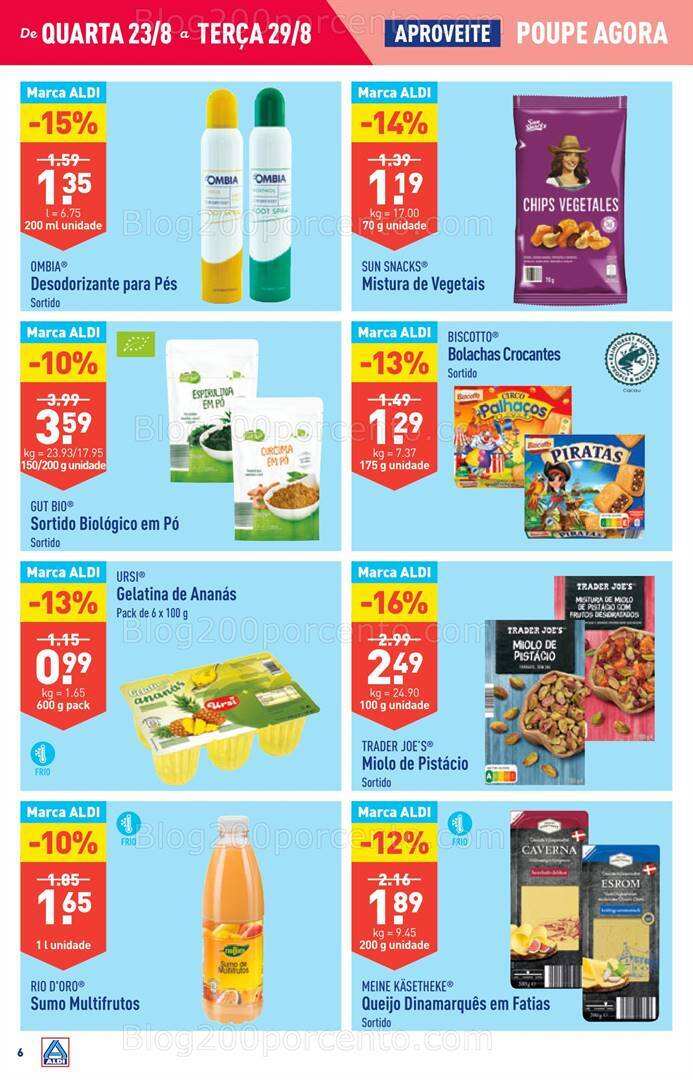 Antevisão Folheto ALDI Promoções de 23 a 29 agosto