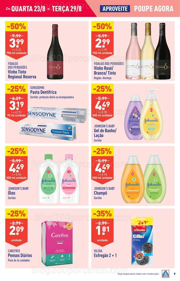 Antevisão Folheto ALDI Promoções de 23 a 29 agosto