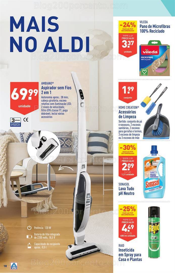 Antevisão Folheto ALDI Promoções de 23 a 29 agosto