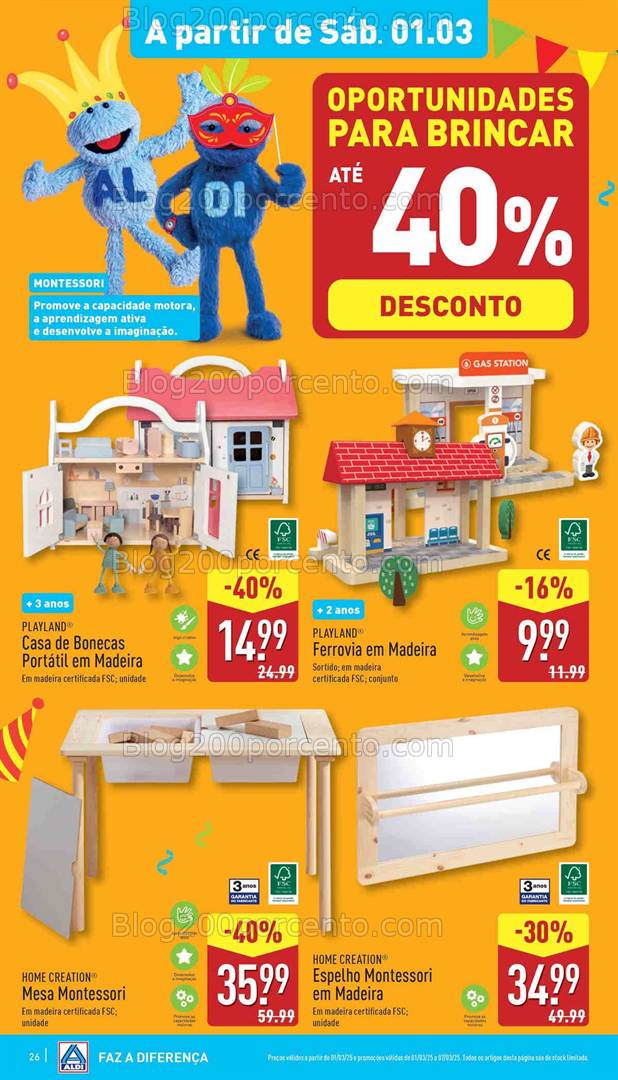 Antevisão Folheto ALDI Promoções de 26 fevereiro a 4 março