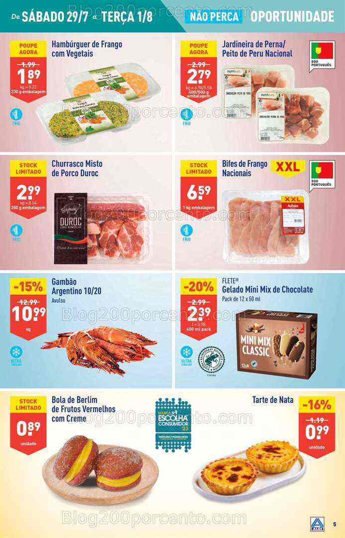 Antevisão Folheto ALDI Promoções de 27 julho a 1 agosto