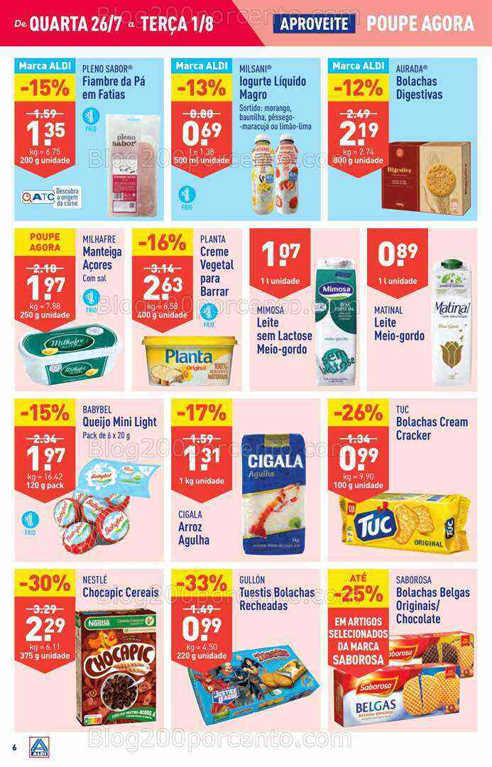 Antevisão Folheto ALDI Promoções de 27 julho a 1 agosto