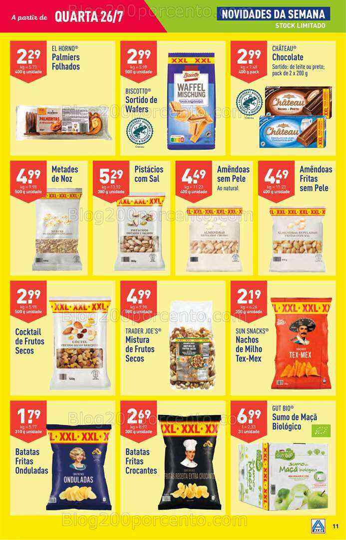Antevisão Folheto ALDI XXL Promoções de 26 julho a 1 agosto