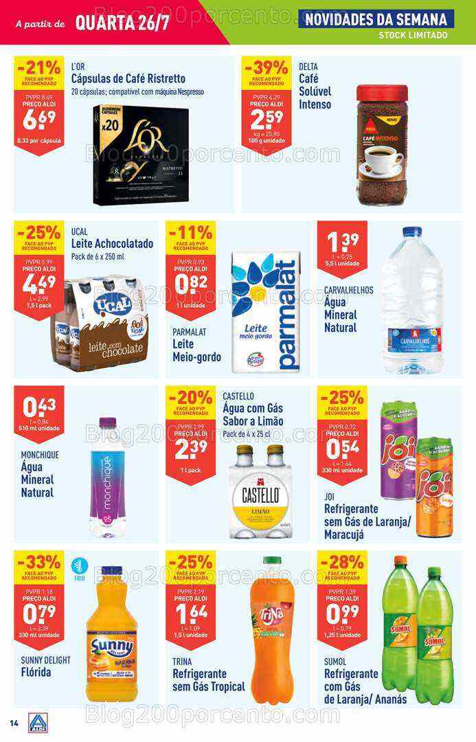 Antevisão Folheto ALDI Promoções de 27 julho a 1 agosto