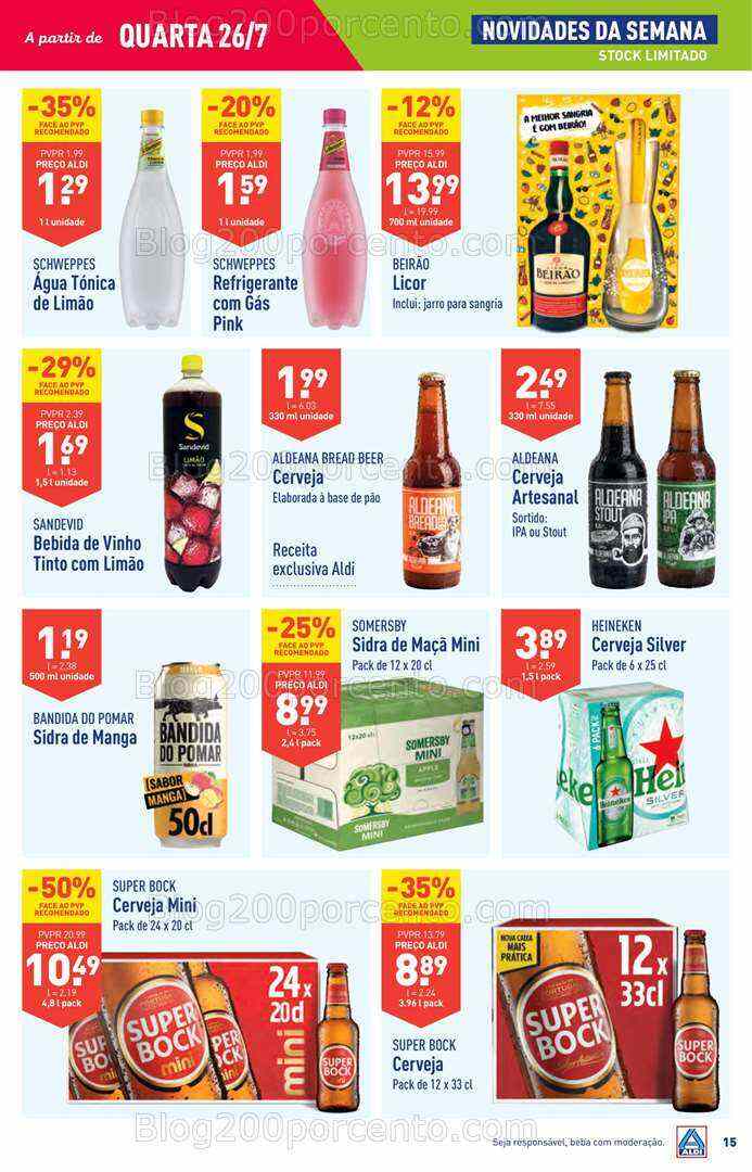 Antevisão Folheto ALDI Promoções de 27 julho a 1 agosto