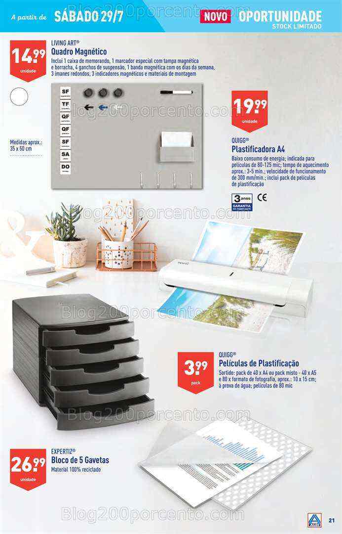 Antevisão Folheto ALDI Bazar Promoções de 26 julho a 1 agosto