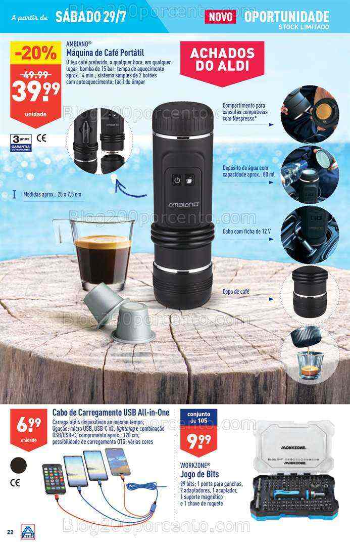 Antevisão Folheto ALDI Bazar Promoções de 26 julho a 1 agosto