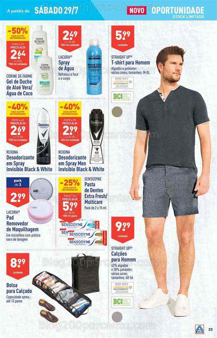 Antevisão Folheto ALDI Bazar Promoções de 26 julho a 1 agosto