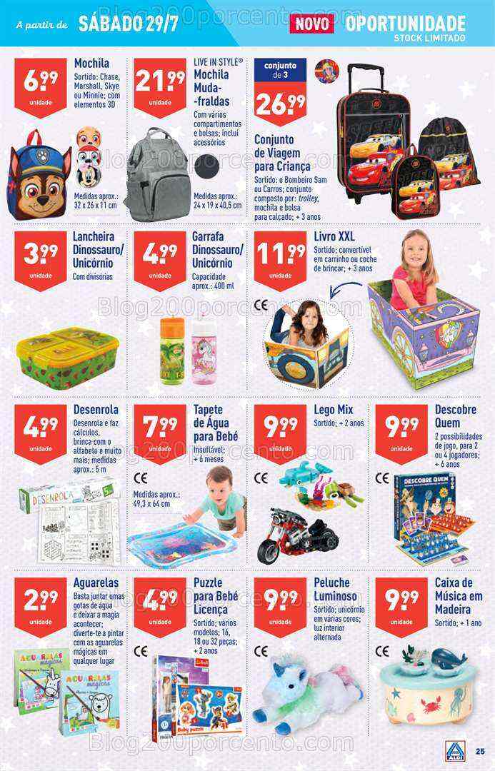 Antevisão Folheto ALDI Bazar Promoções de 26 julho a 1 agosto