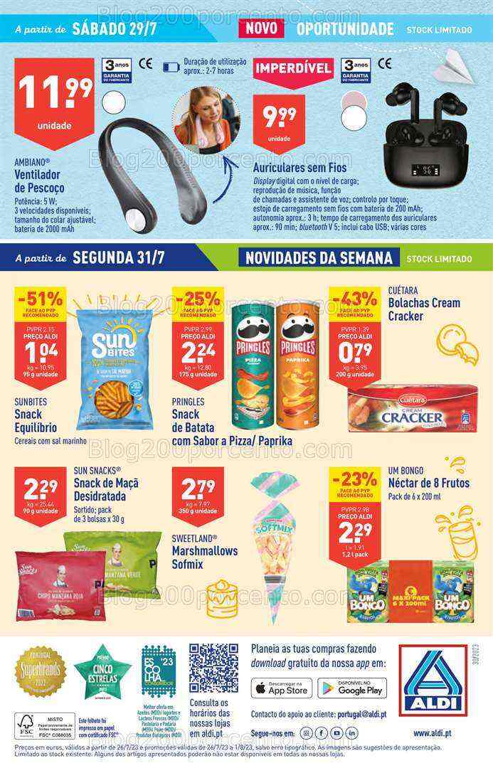 Antevisão Folheto ALDI Bazar Promoções de 26 julho a 1 agosto