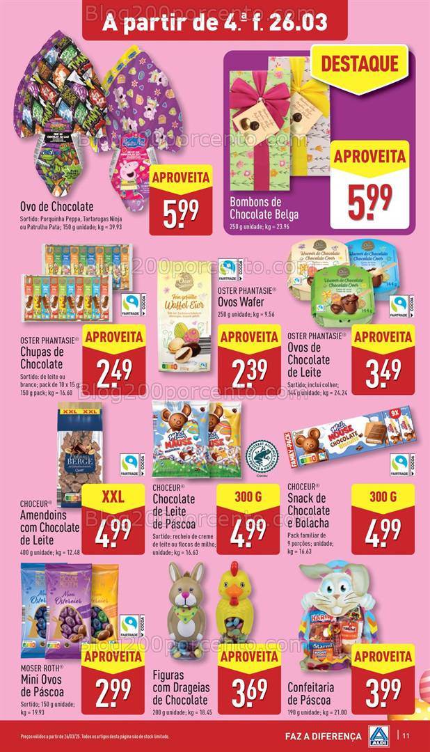 Antevisão Folheto ALDI Promoções de 26 março a 1 abril