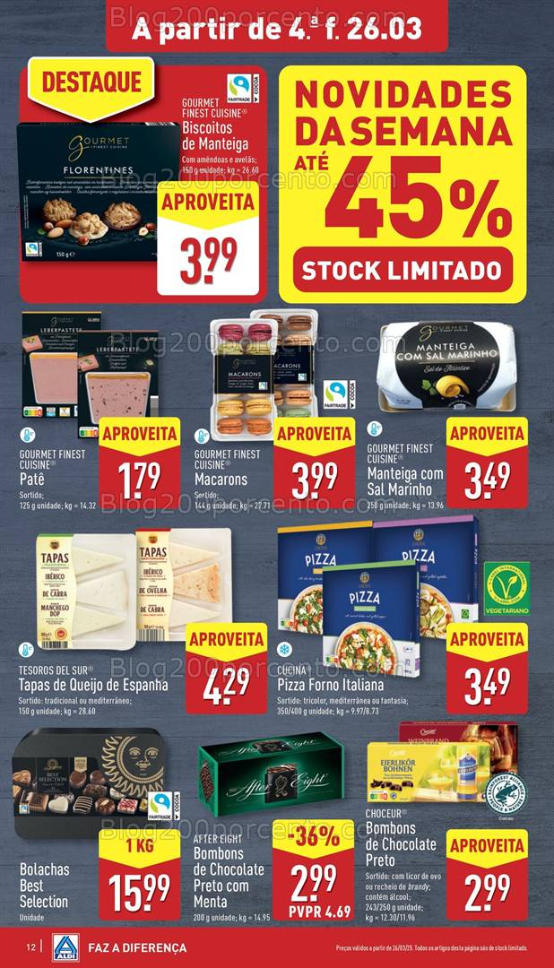 Antevisão Folheto ALDI Promoções de 26 março a 1 abril