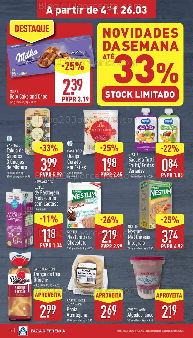 Antevisão Folheto ALDI Promoções de 26 março a 1 abril