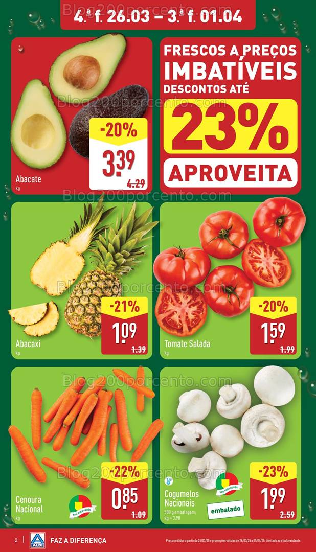 Antevisão Folheto ALDI Promoções de 26 março a 1 abril