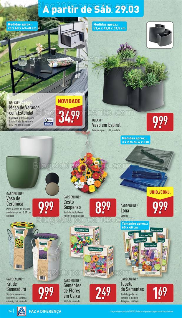 Antevisão Folheto ALDI Promoções Fim de Semana - 29 e 30 março