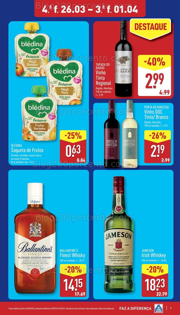 Antevisão Folheto ALDI Promoções de 26 março a 1 abril