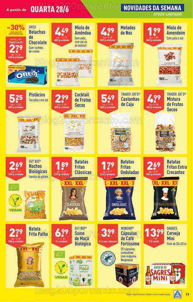 Antevisão Folheto ALDI Promoções de 28 junho a 4 julho