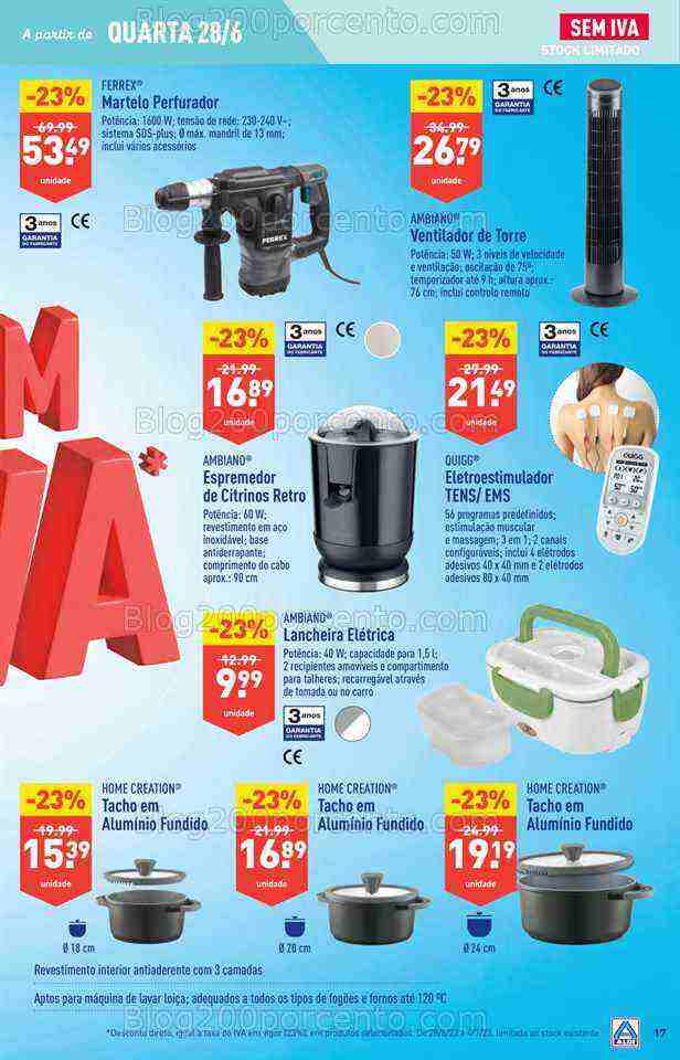 Antevisão Folheto ALDI Bazar Promoções de 28 junho a 4 julho