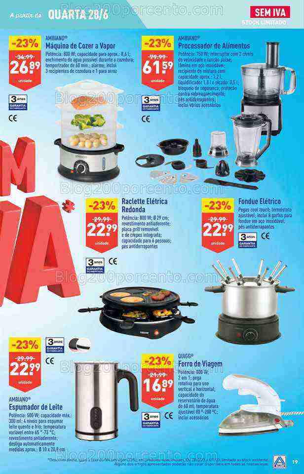 Antevisão Folheto ALDI Bazar Promoções de 28 junho a 4 julho
