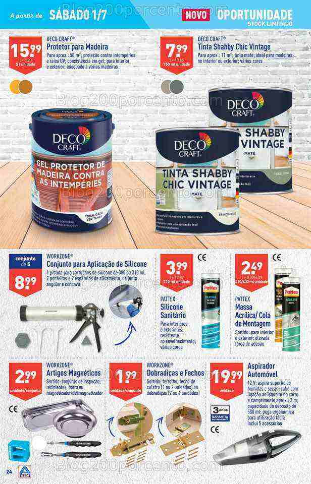 Antevisão Folheto ALDI Bazar Promoções de 28 junho a 4 julho