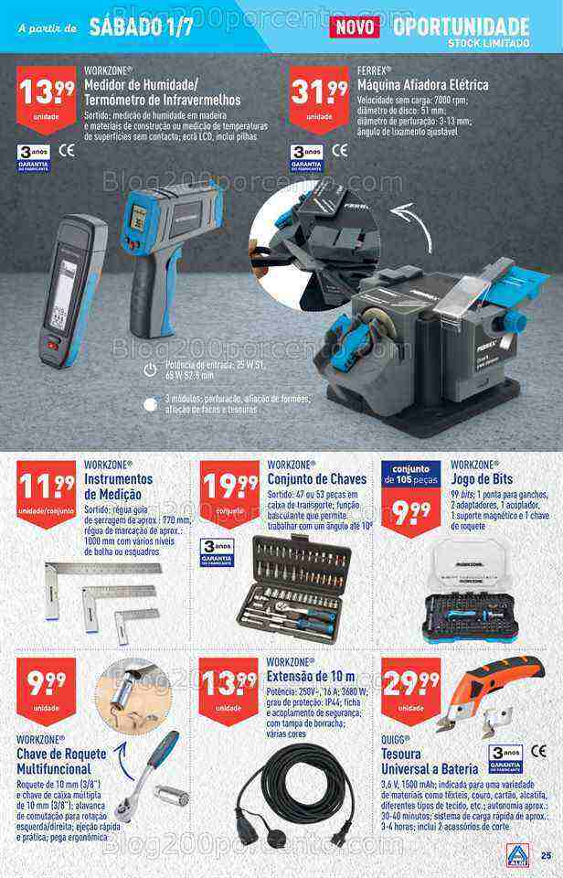 Antevisão Folheto ALDI Bazar Promoções de 28 junho a 4 julho