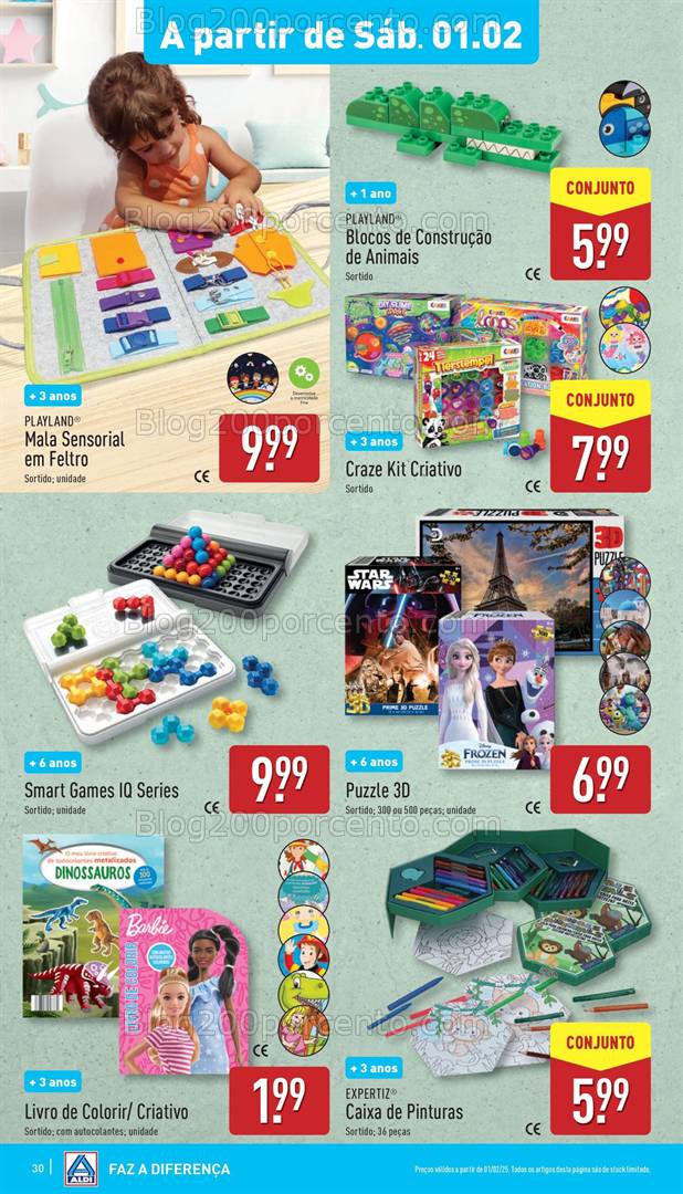 Antevisão Folheto ALDI Promoções Fim de Semana - 1 e 2 fevereiro