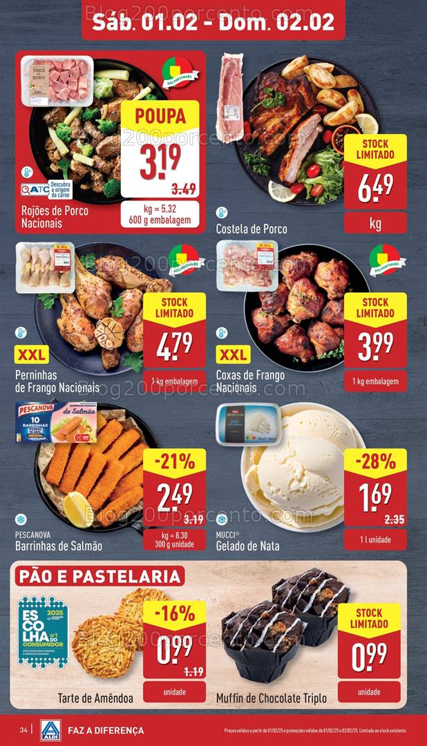 Antevisão Folheto ALDI Promoções Fim de Semana - 1 e 2 fevereiro