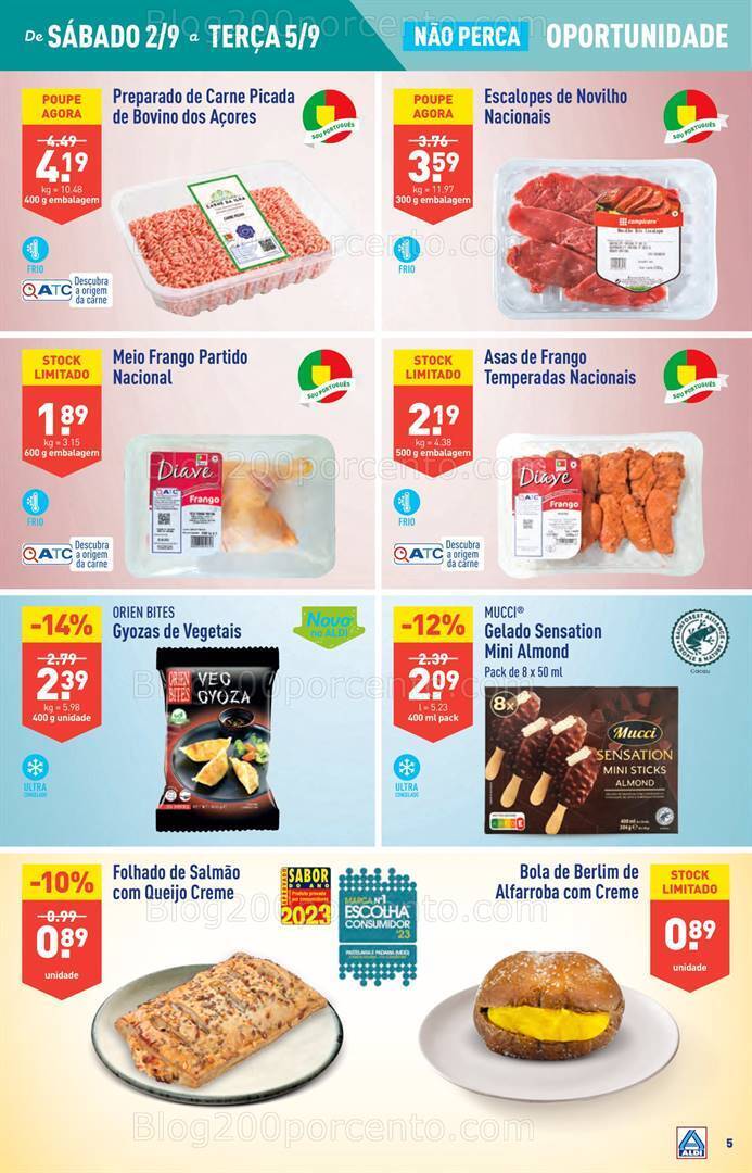 Antevisão Folheto ALDI Promoções de 30 agosto a 5 setembro
