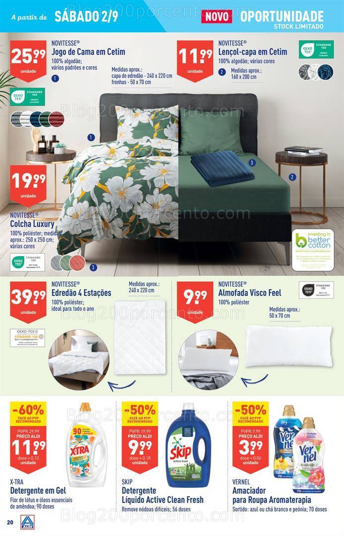 Antevisão Folheto ALDI Bazar Promoções a partir de 2 setembro
