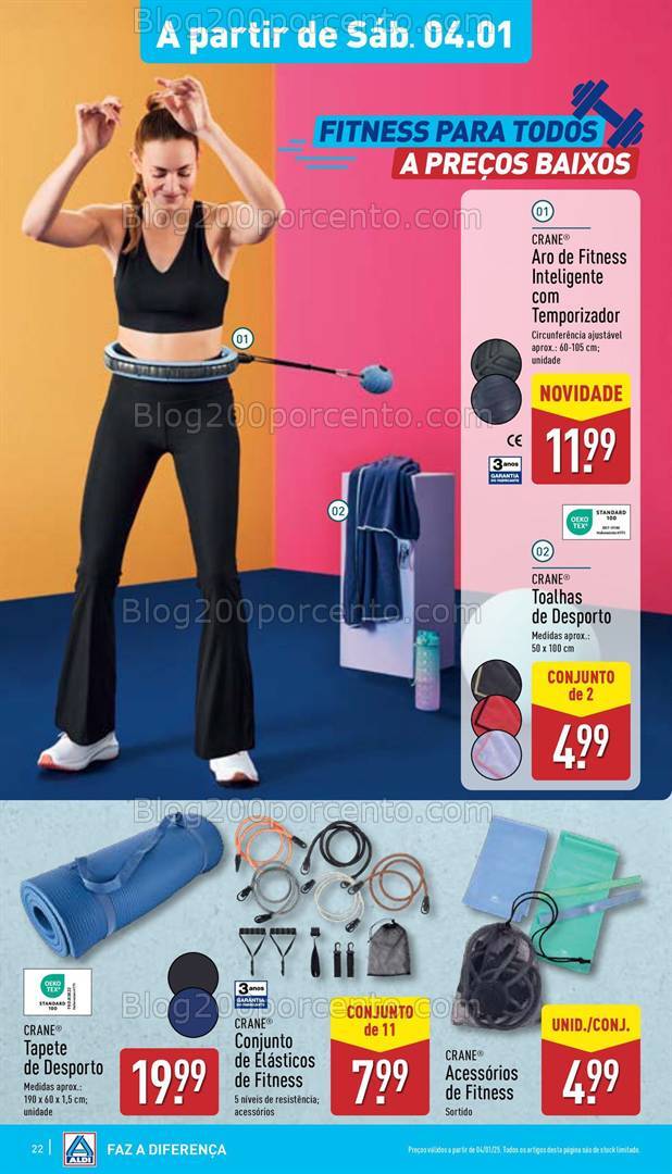 Antevisão Folheto ALDI Bazar Promoções a partir de 4 janeiro