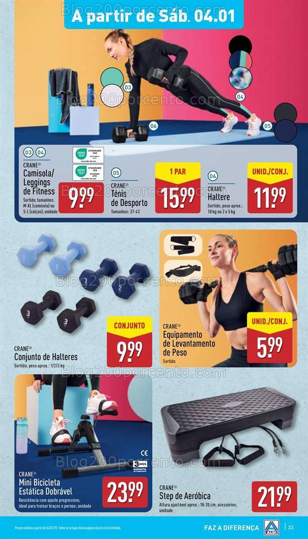 Antevisão Folheto ALDI Bazar Promoções a partir de 4 janeiro