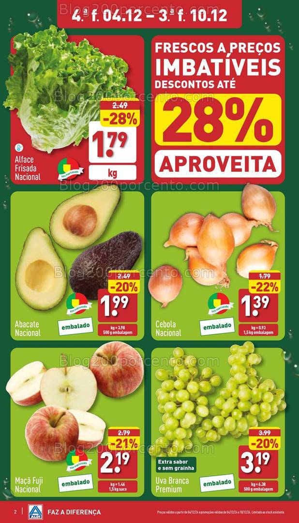 Antevisão Folheto ALDI Promoções de 4 a 10 dezembro