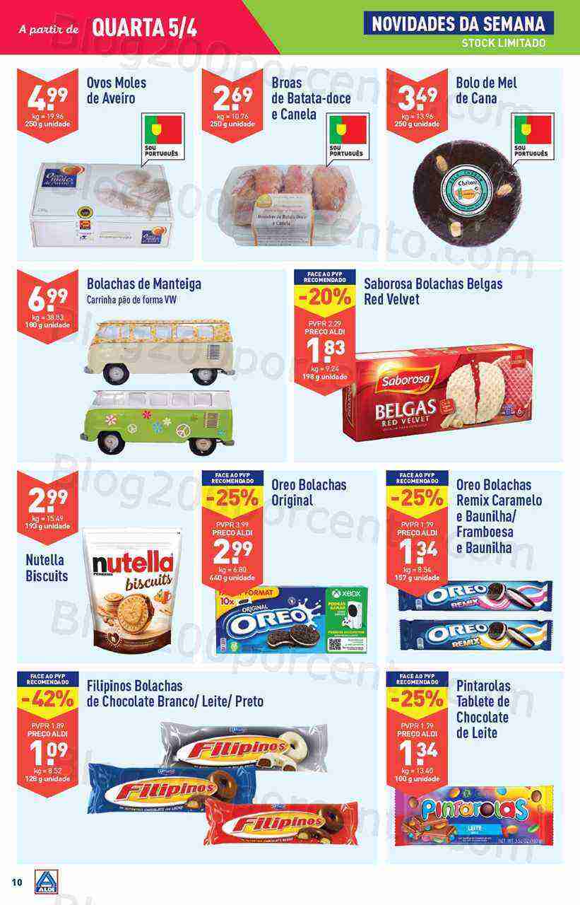 Antevisão Folheto ALDI Promoções de 5 a 11 abril