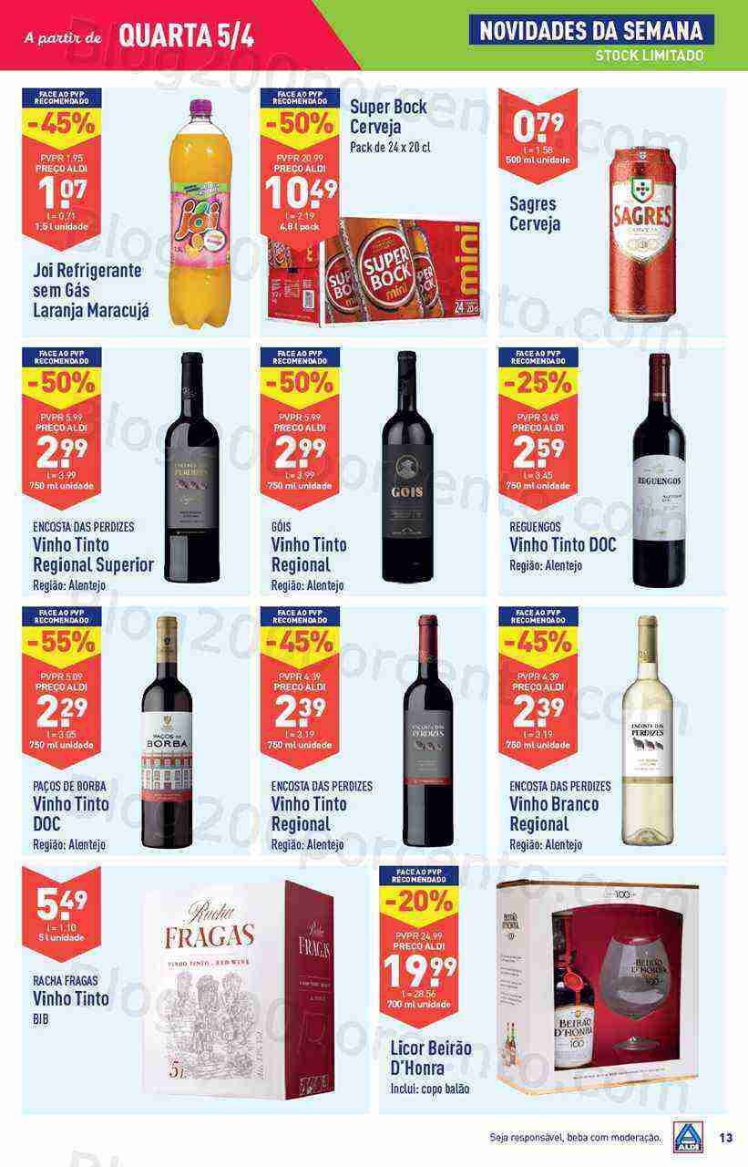 Antevisão Folheto ALDI Promoções de 5 a 11 abril