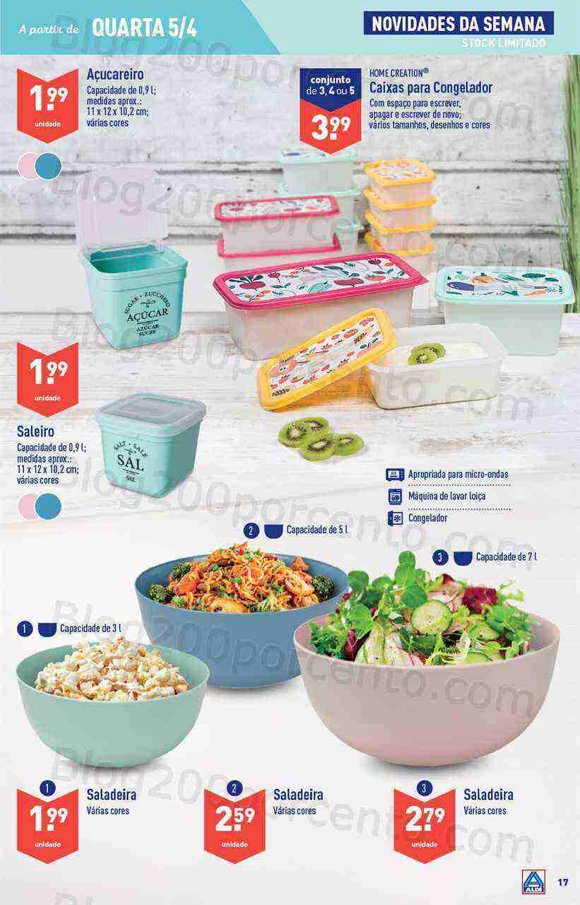 Antevisão Folheto ALDI Promoções de 5 a 11 abril
