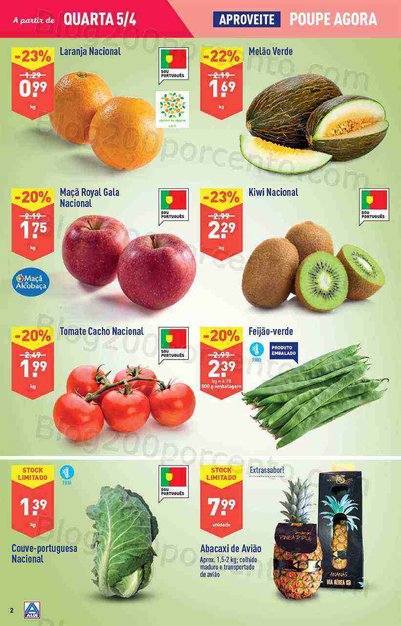 Antevisão Folheto ALDI Promoções de 5 a 11 abril